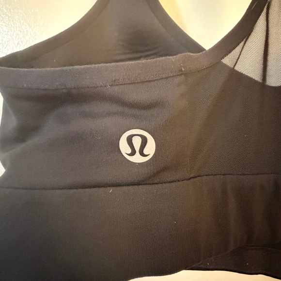 Lululemon Black Racerback Sports Bra Size 6 - Picture 5 of 16